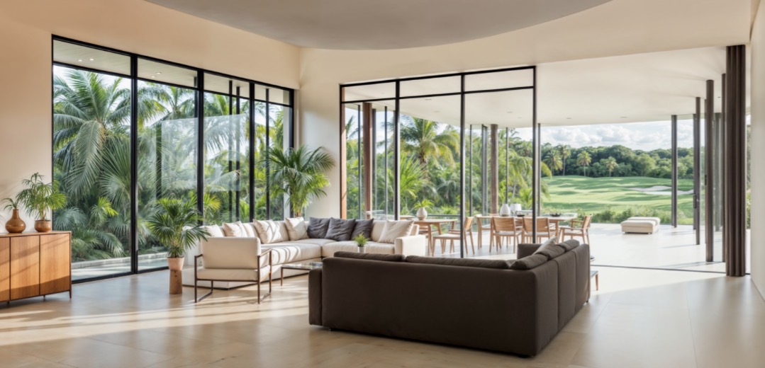 Sala principal con vista panorámica